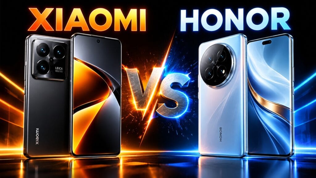 Xiaomi y Honor enfrentados en la comparativa por gama y precio de 2026