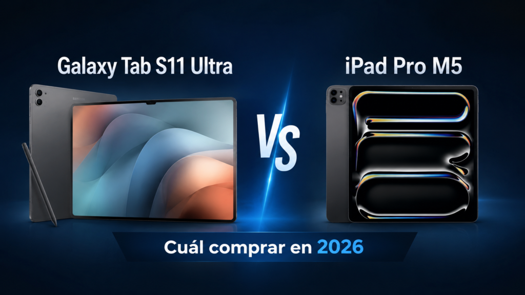 Galaxy Tab S11 Ultra vs iPad Pro M5: comparativa de tablets para saber cuál comprar en 2026