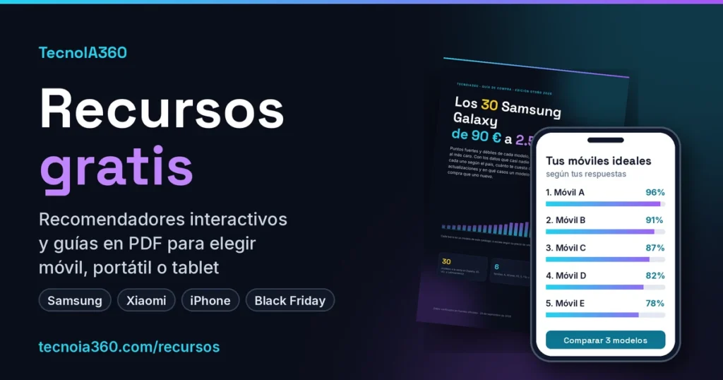 Recursos gratis de TecnoIA360: herramientas interactivas y guías en PDF